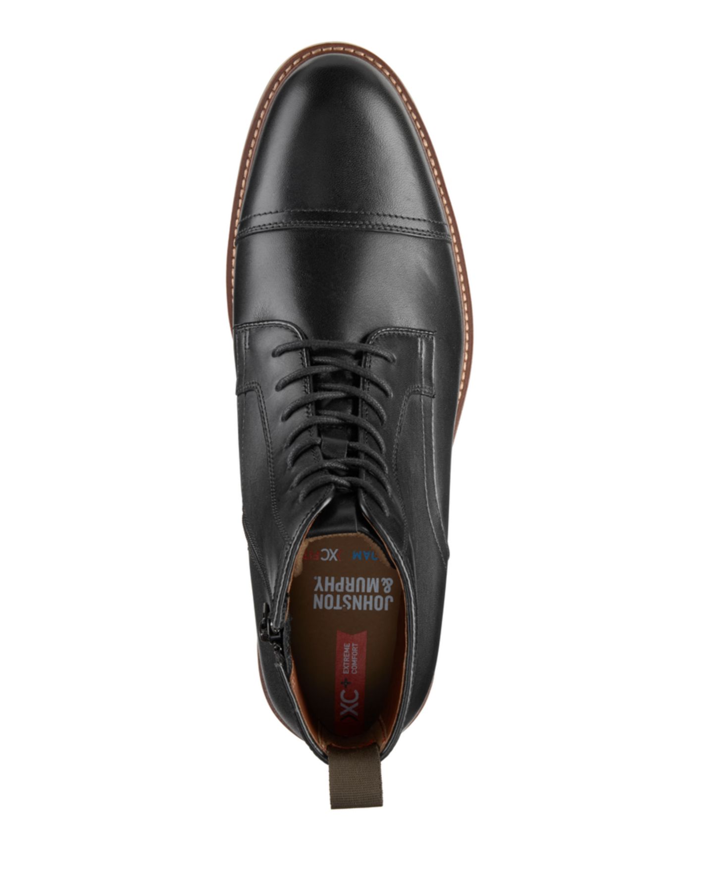 Мужские ботинки Johnston & Murphy XC+ Durham Waterproof Leather Cap Toe — фото 4