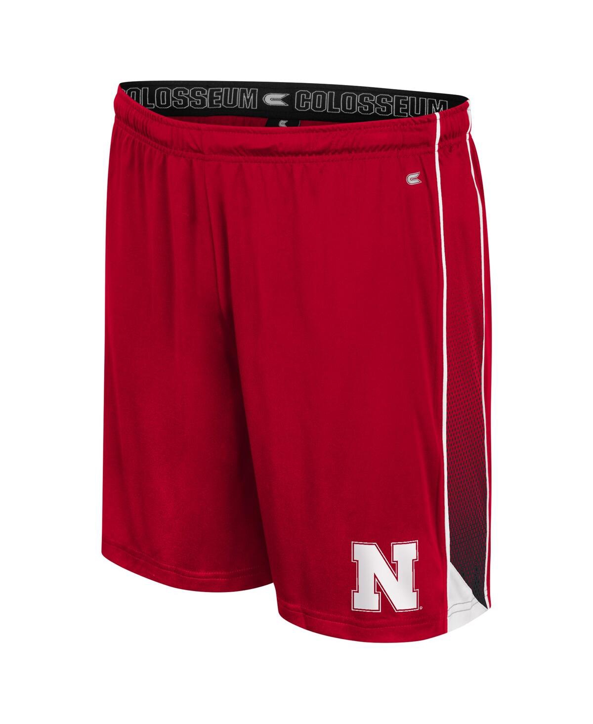 Colosseum Men's Scarlet Nebraska Huskers Online Shorts In Burgundy