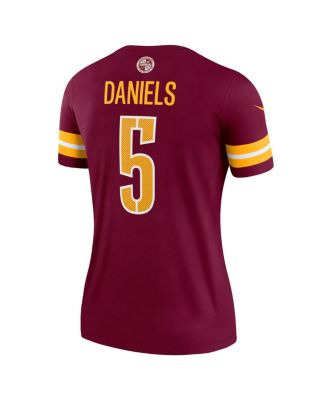 Women's Jayden Daniels Burgundy Washington Commanders Legend Player Performance Top