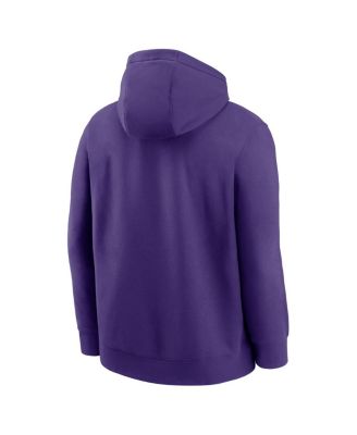 Men's Purple Minnesota Vikings Busted Play Club Fleece Pullover Hoodie