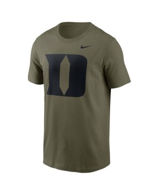 Men's Olive Duke Blue Devils Primetime Logo Performance T-Shirt
