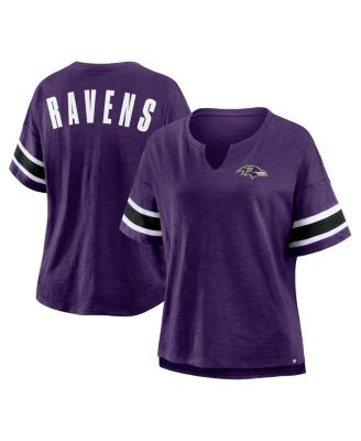 Fanatics - Women's Purple Baltimore Ravens Redzone Curl Route T-Shirt