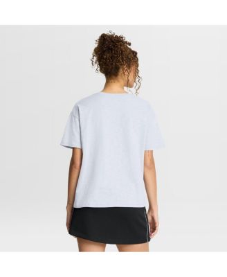 Women's White Pittsburgh Steelers Redzone Slub Boxy T-Shirt