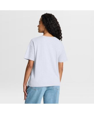 Women's White Minnesota Vikings Redzone Slub Boxy T-Shirt