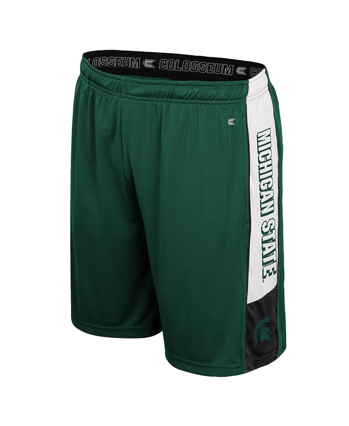 Colosseum Men's Green Michigan State Spartans Quantum Shorts In Green
