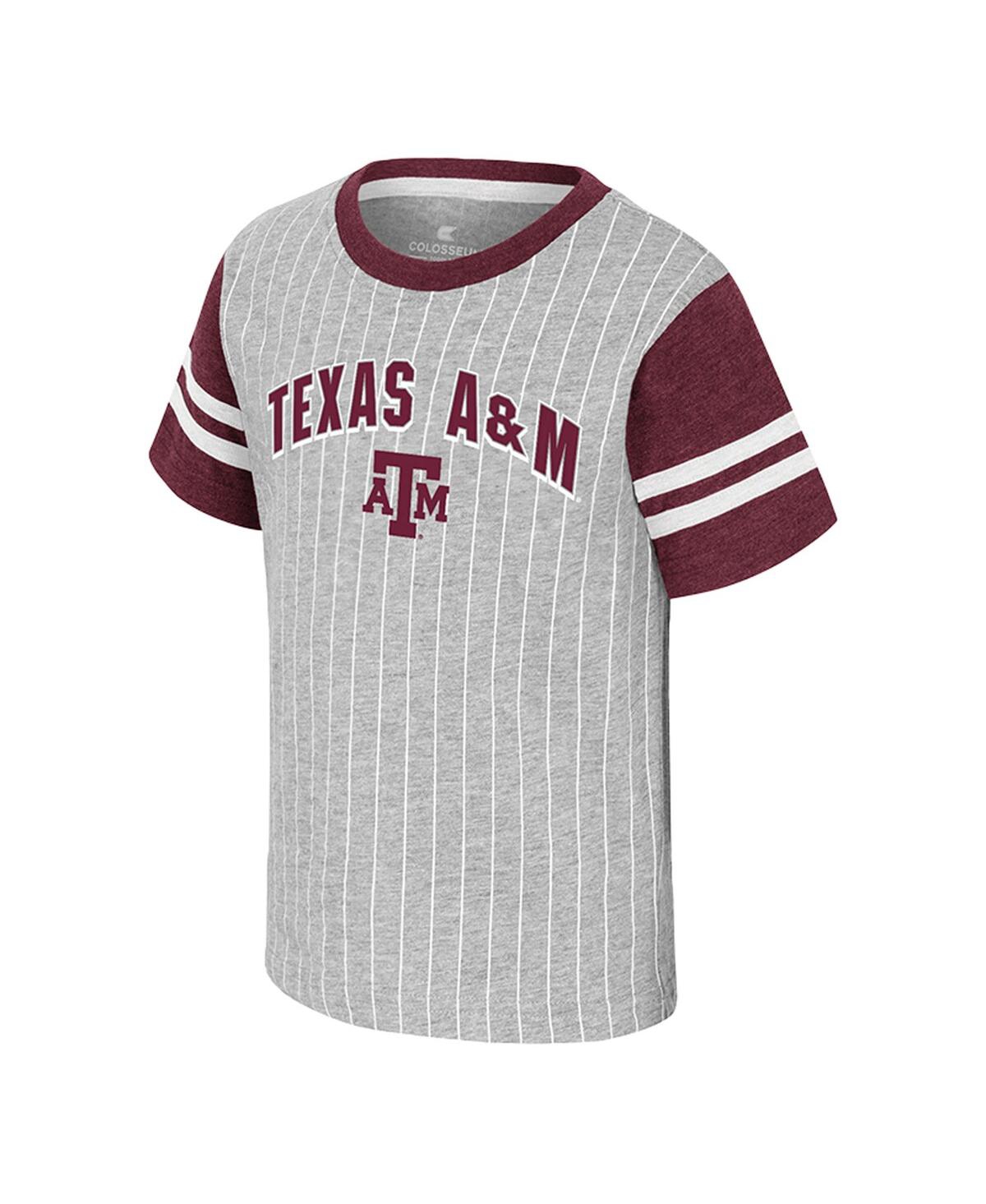 Colosseum Toddler Heather Gray Texas A&m Aggies Airball T-shirt In Gray