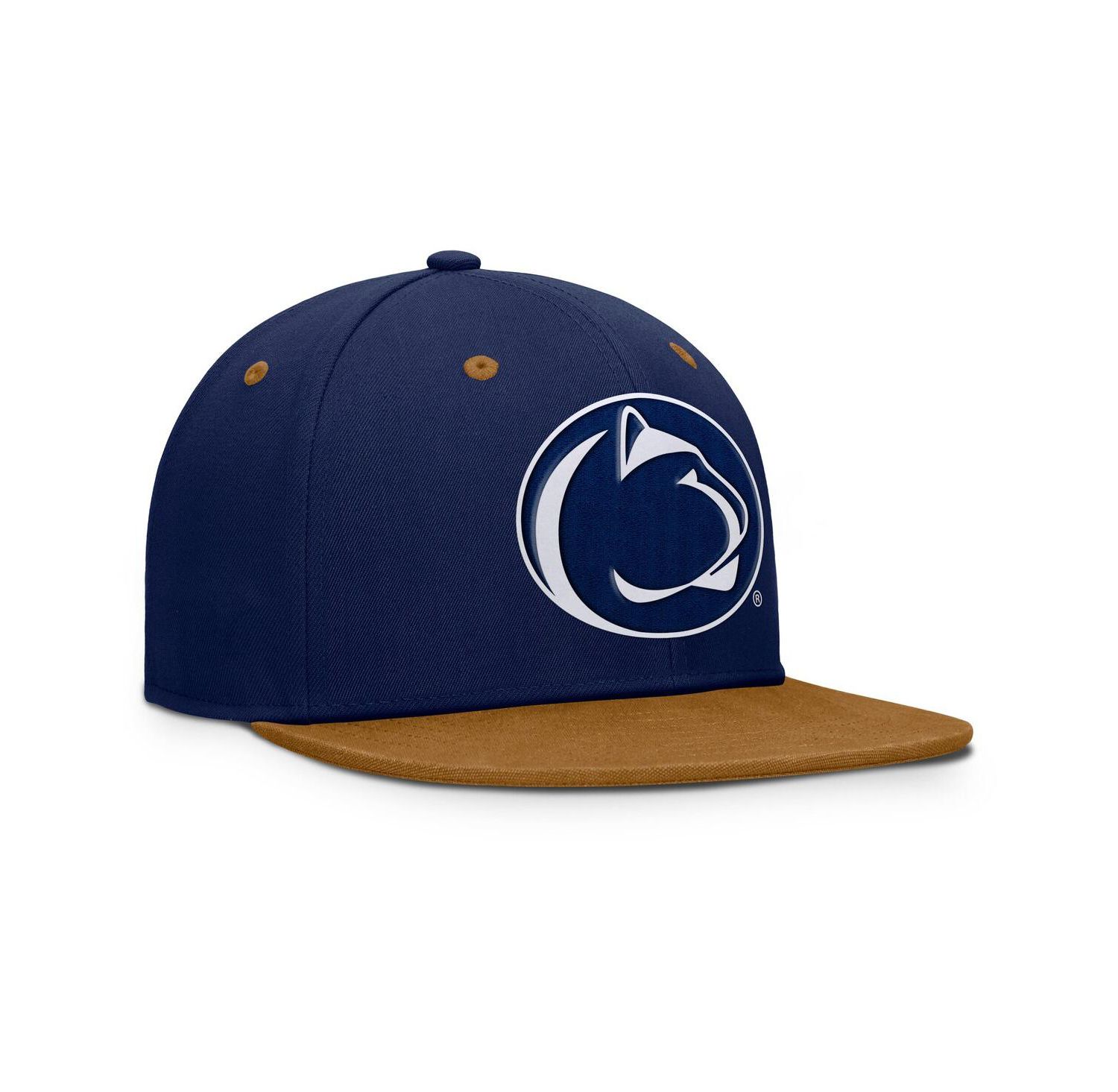 Men's Navy/Brown Penn State Nittany Lions NoBo Fitted Hat