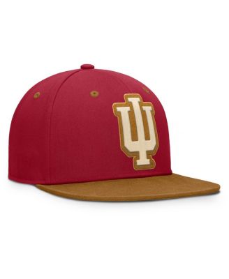 Men's Crimson/Brown Indiana Hoosiers NoBo Fitted Hat