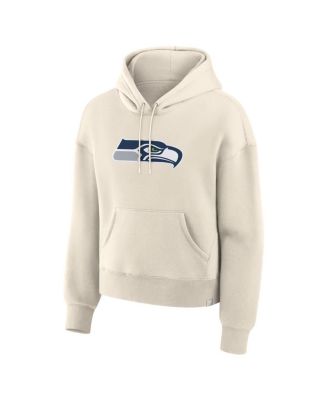 Fanatics - Women's Cream Seattle Seahawks Dove Legacy Pullover Hoodie