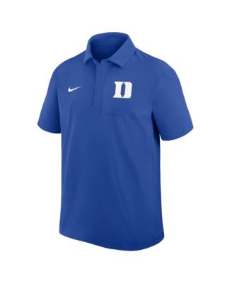Men's Royal Duke Blue Devils 2025 Coaches Sideline Polo Shirt