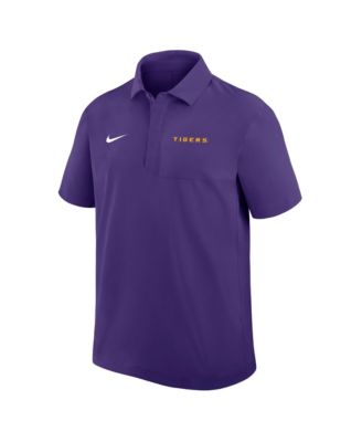Men's Purple LSU Tigers 2025 Coaches Sideline Polo Shirt
