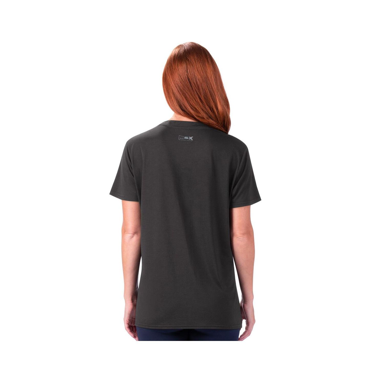 Women's Black Detroit Lions Jacey Performance Tri-Blend T-Shirt
