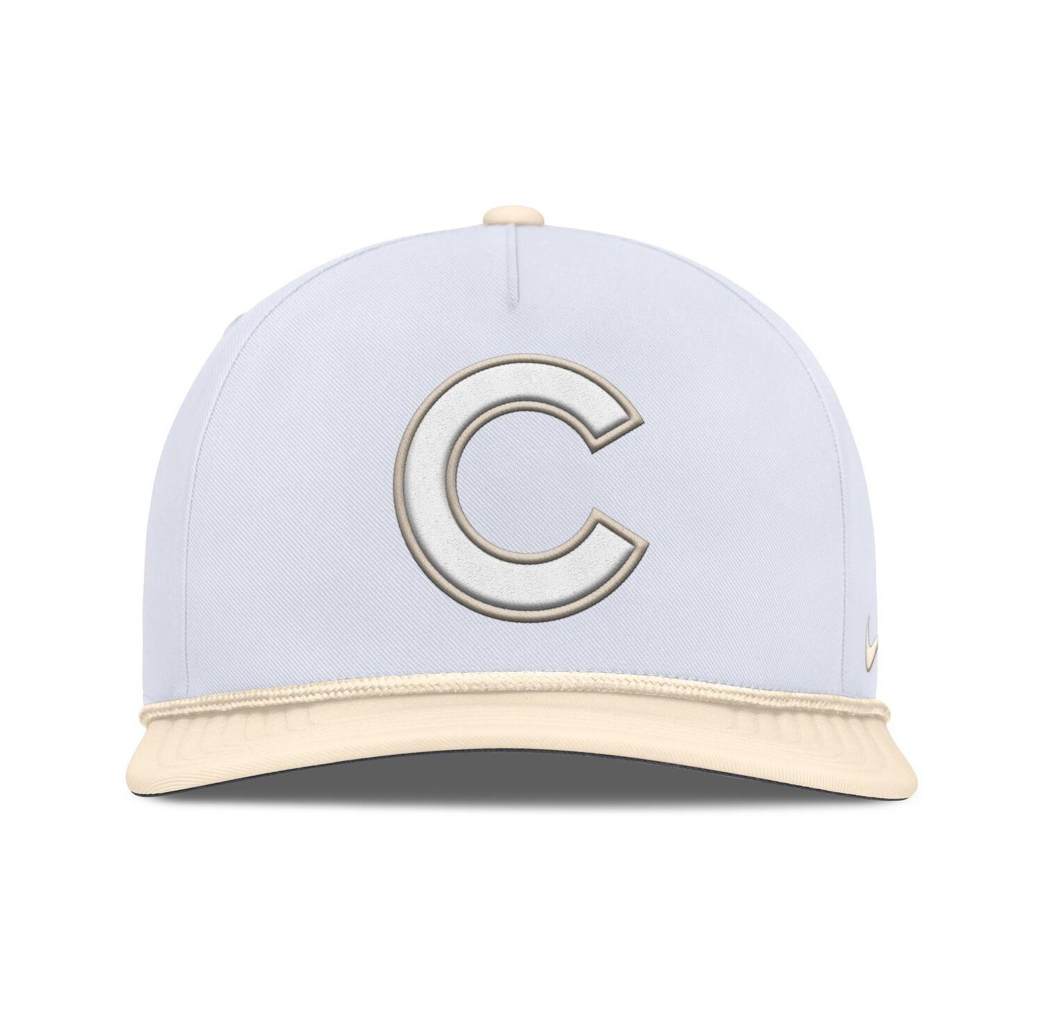 Men's White/Cream Chicago Cubs Pro Performance Snapback Hat