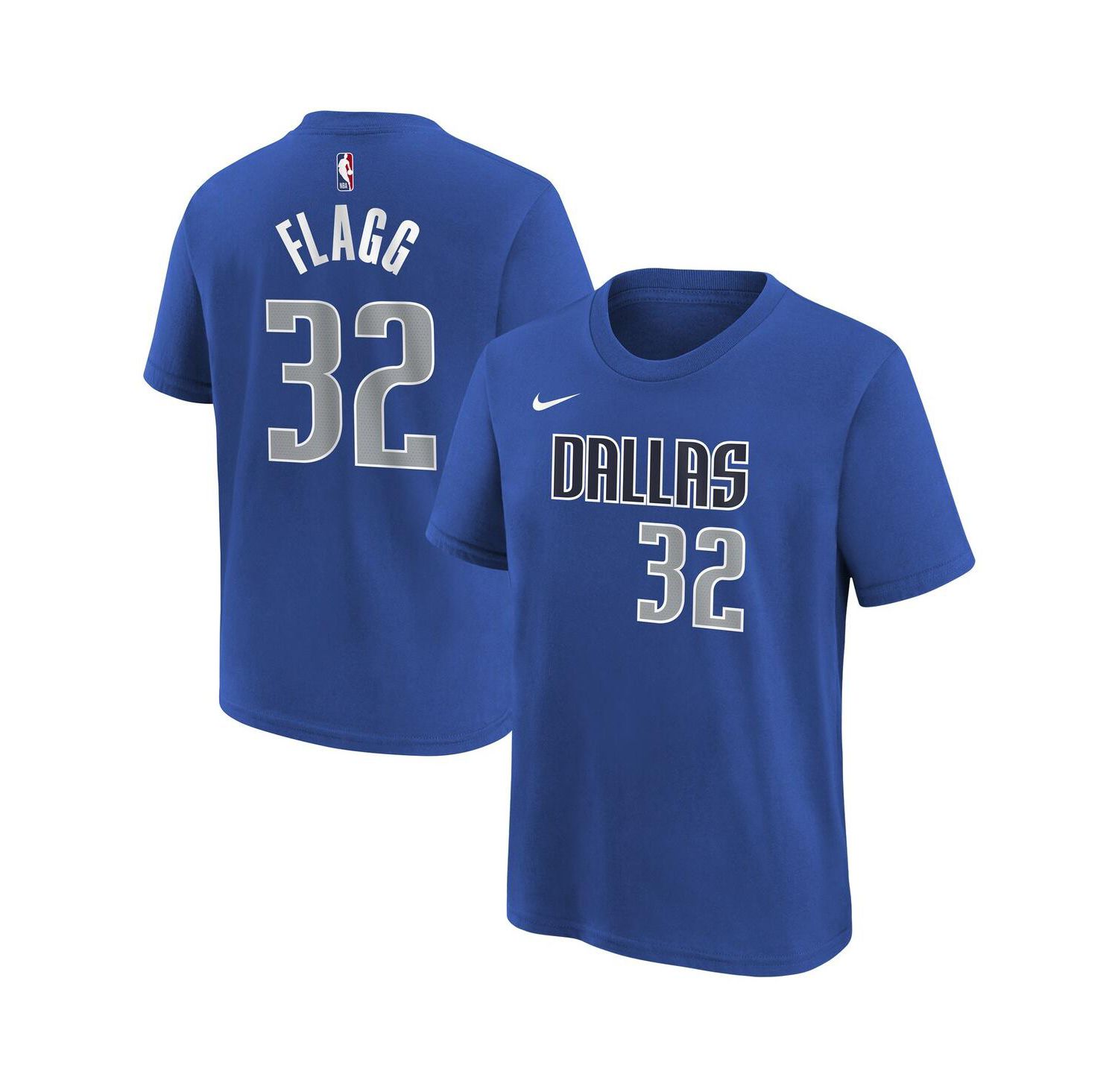 Big Boys and Girls Cooper Flagg Blue Dallas Mavericks 2025 NBA Draft Icon Name & Number T-Shirt