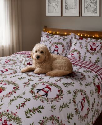 Home Pine and Plaid Reversible 3-Pc. Duvet Cover Set, Queen