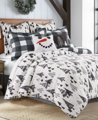 Home Merry and Bright Northern Star Reversible 2-Pc. Comforter Set, Twin