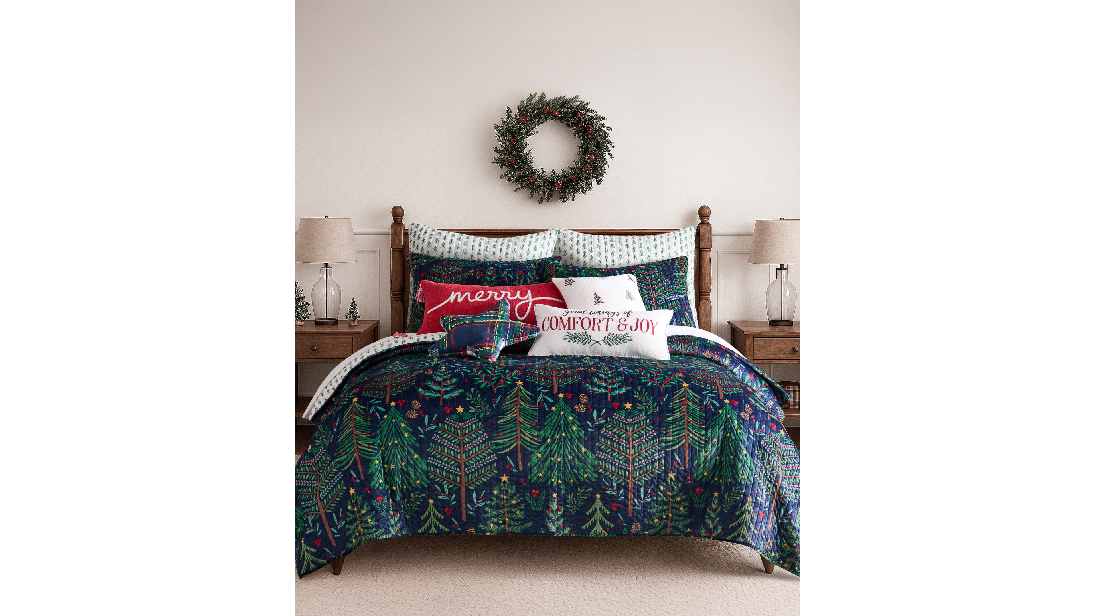Levtex Home Woodsy Wonder Reversible Quilt, King/California King