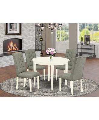 Living Room Table and 4 parsons Chairs Dining Room Set