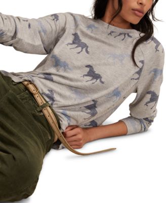 Women's Cloud Long Sleeve Crew Neck Sweater