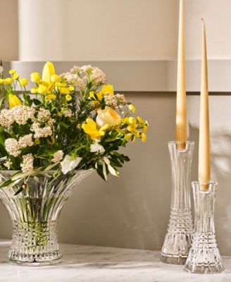 Lismore Diamond Candlestick 7", Set of 2