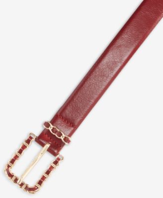 Laced-Chain-Buckle Belt, Macy's Exclusive 