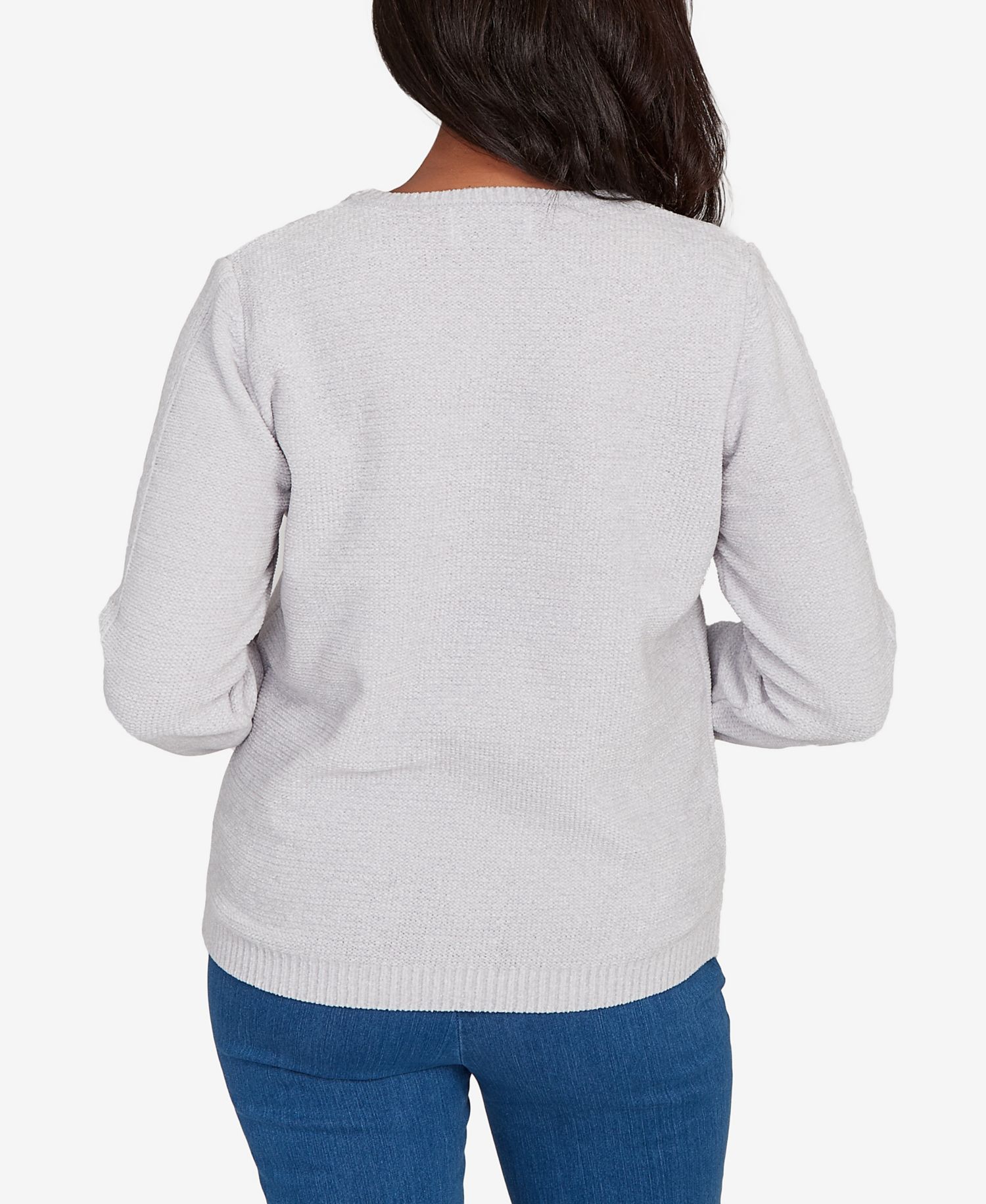 Women's Classic Cable Chenille Pullover Sweater