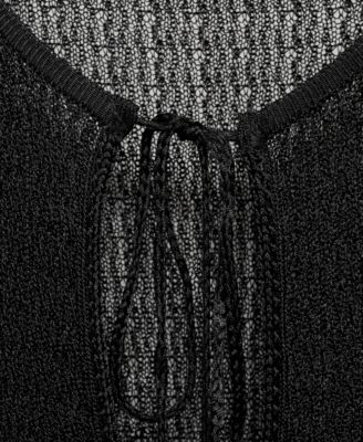 Women's Ties Knitted Cardigan