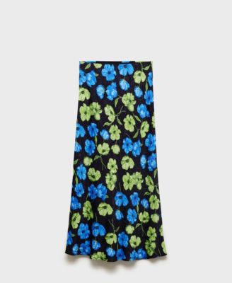 Women's Floral-Print Long Skirt