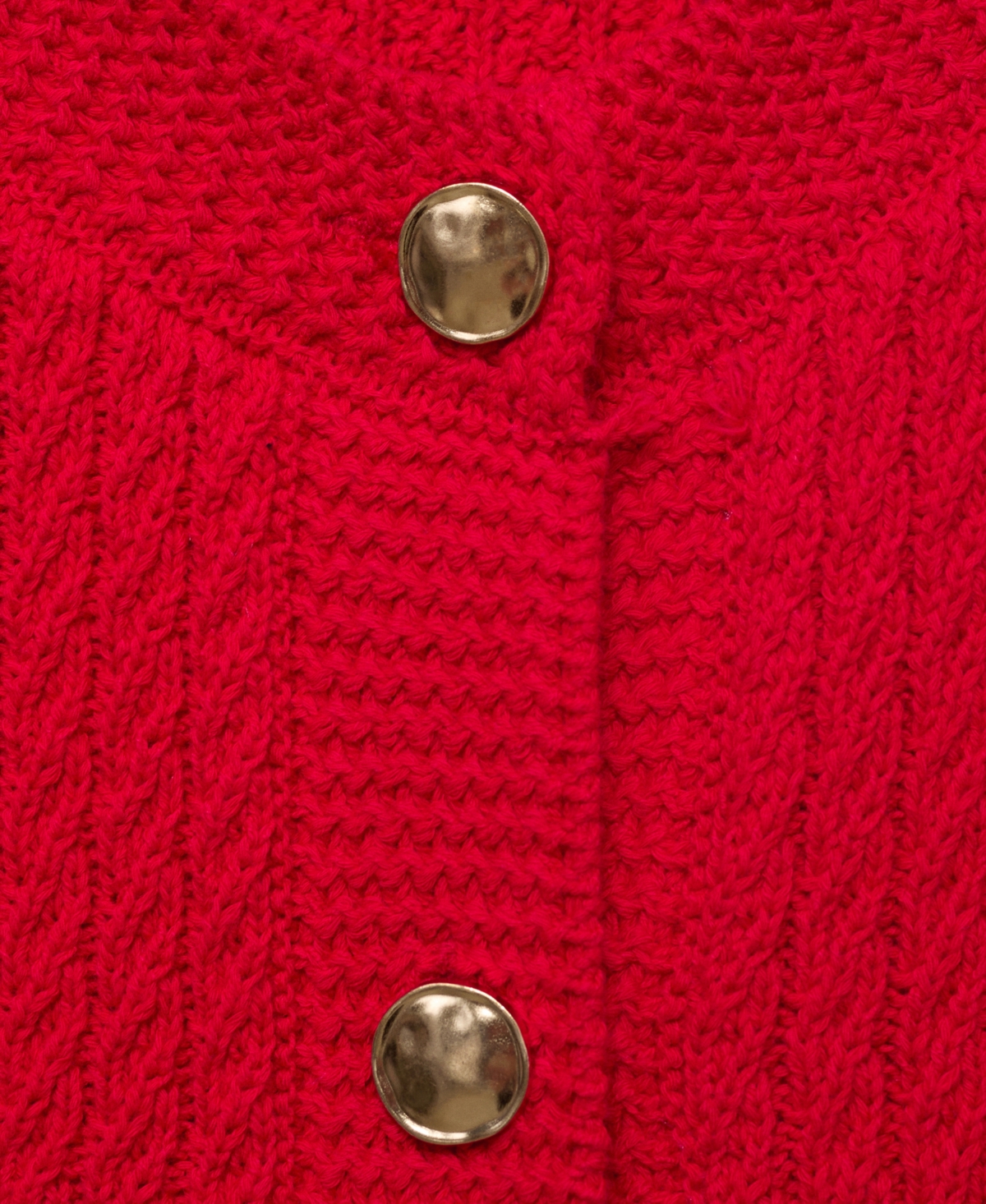 Mango Chunky Cable Stitch Sweater Vest In Red