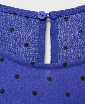 Women's Polka Dot Midi Dress