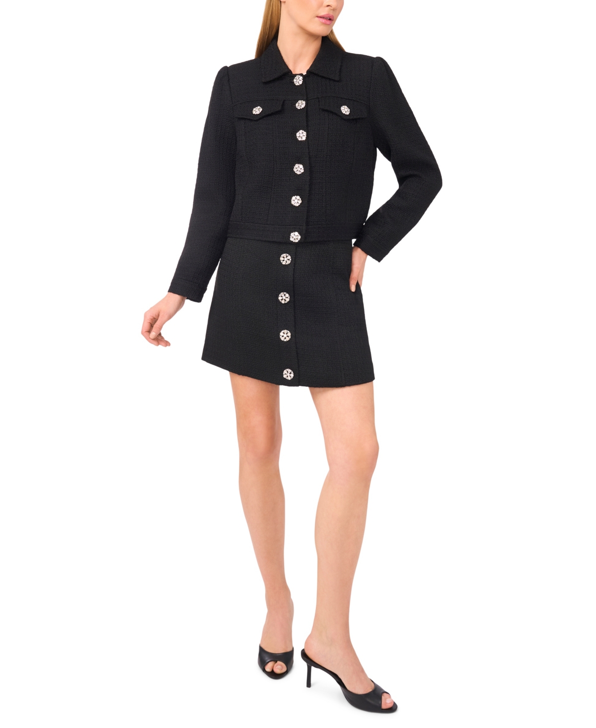 Cece Women's Puff Long-sleeve Jacket In Multi