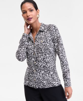 I.N.C. International Concepts - Women's Knit Utility Shirt