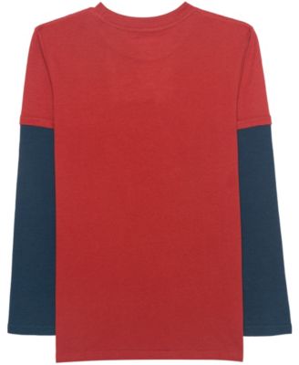 Boys 5-20 Lets Go Karting Long Sleeve Twofer T-Shirt