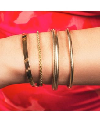 Rope Chain Bracelet 2.5 millimeters 7 inches