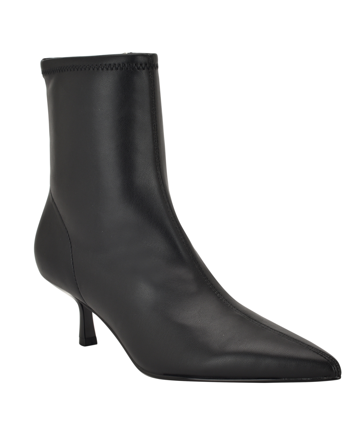Guess Women's Yanka Pointed Toe Kitten Heel Dress Booties In Black