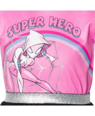 Marvel Spider-Gwen Mesh Cosplay Tulle Dress