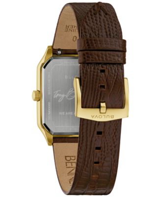 Men's Special Edition Tony Bennett Classic We are All Here Gold-Tone Strap Watch 32mm