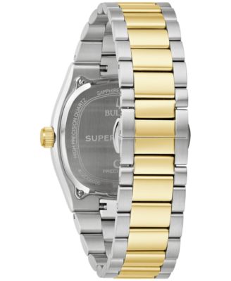 Men's Classic Super Seville HPQ Precisionist Two-Tone Stainless Steel Bracelet Watch 37.5mm