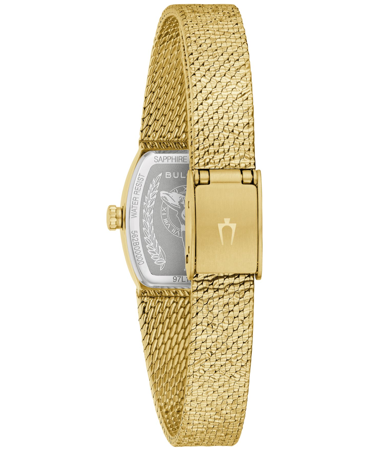 Женские часы Bulova Classic Goddess of Time Gold-Tone Stainless Steel Bracelet Watch 17mm — фото 3