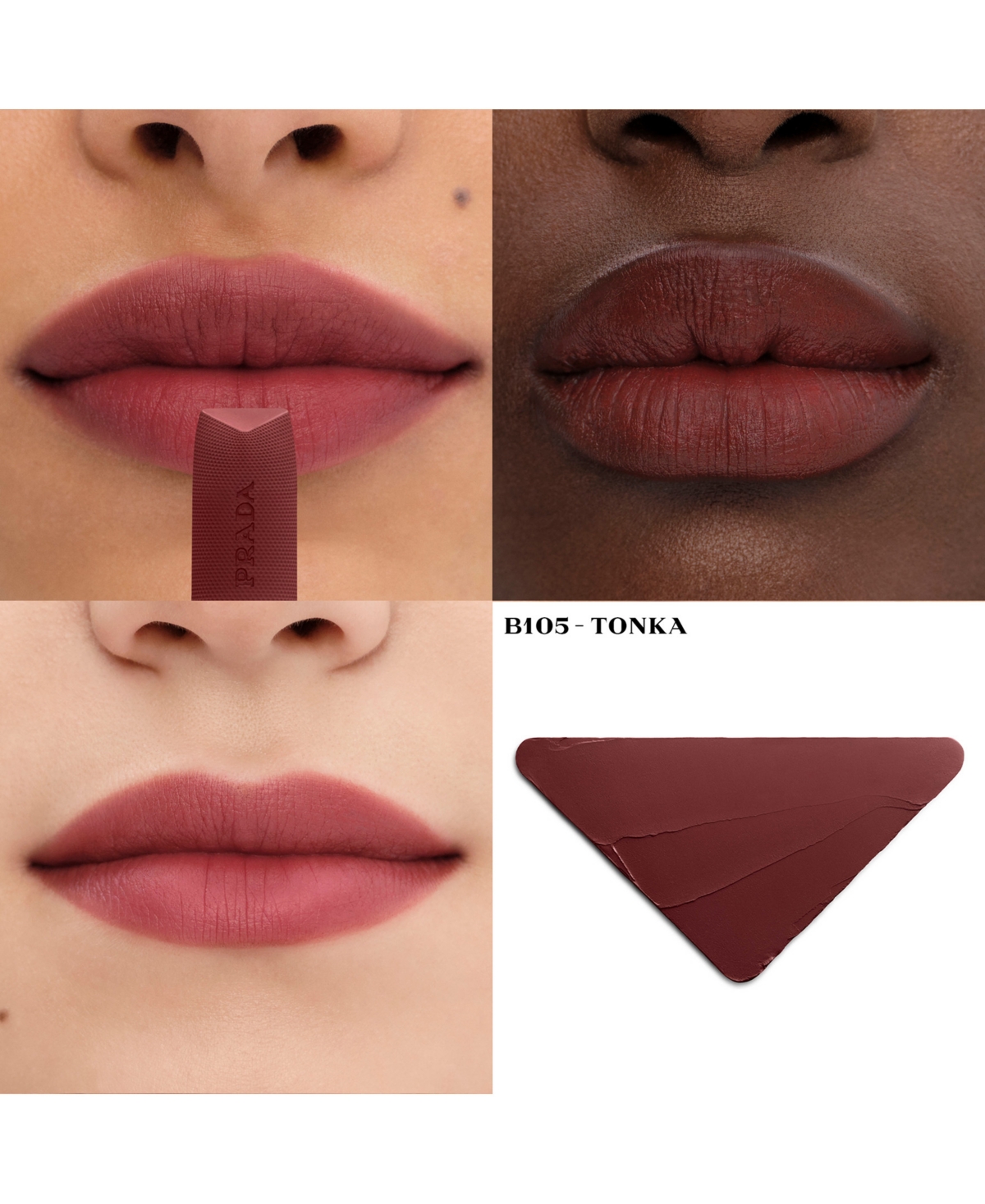 Prada Beauty Monochrome Soft Matte Refillable Lipstick