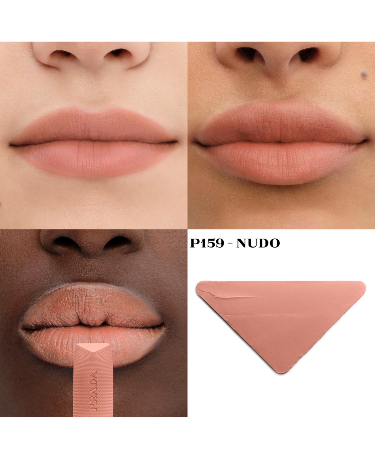 Prada Beauty Monochrome Soft Matte Nude Refillable Lipstick