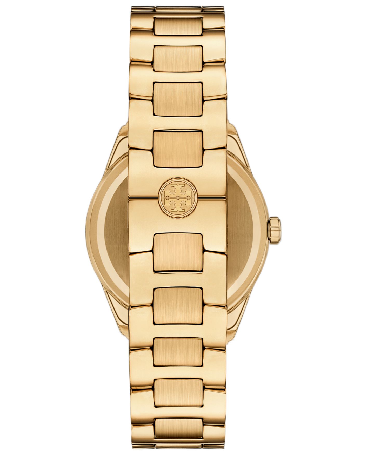 Женские часы Tory Burch The Miller Gold-Tone Stainless Steel Bracelet Watch 34mm — фото 3