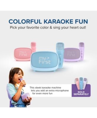 Voice 2 Kids Karaoke Machine with Wireless Microphone, Bluetooth Speaker, and AI Voice Changer