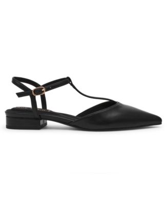 Women's Emily T-Strap Pointed Toe Flats