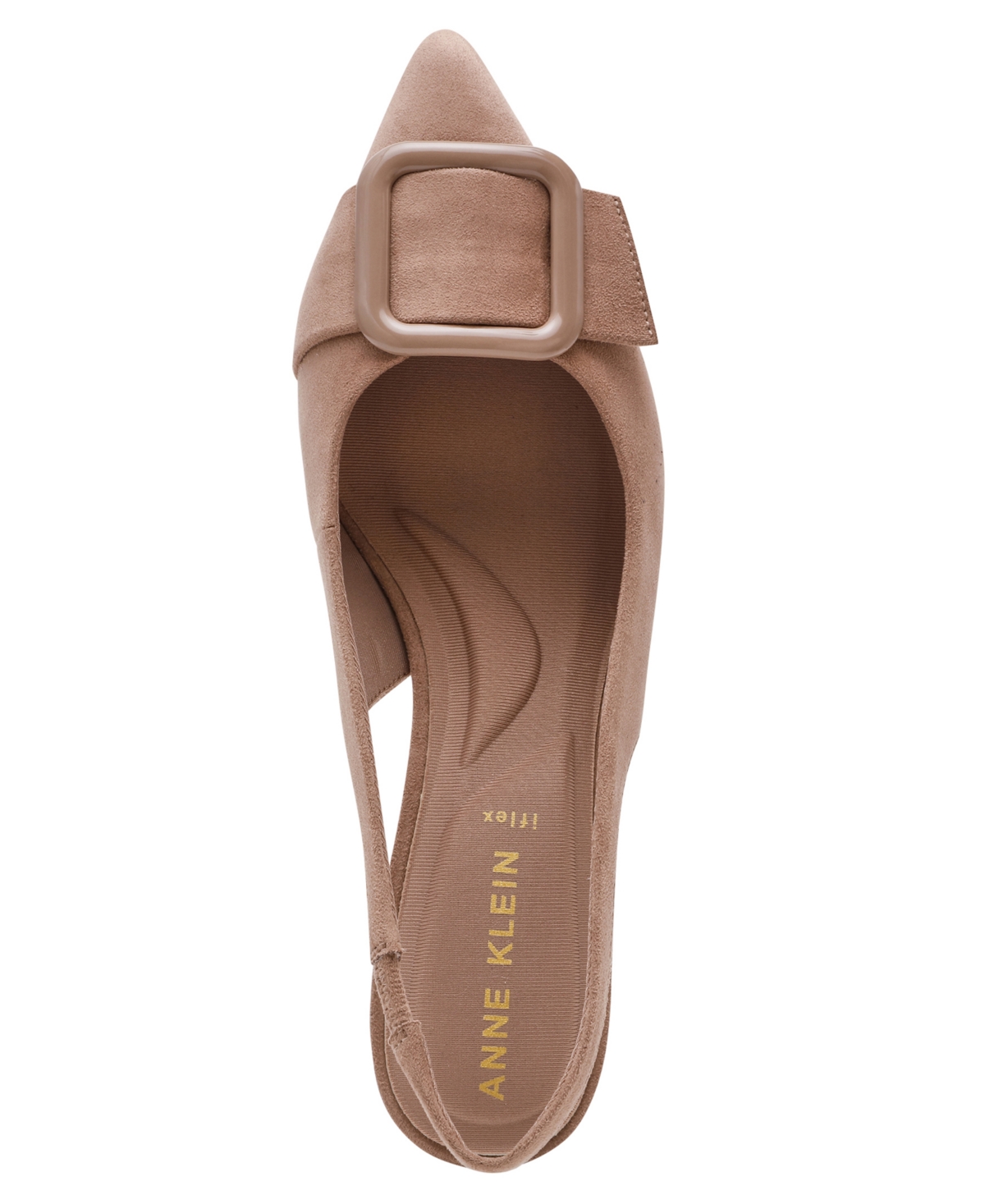 Anne Klein Ilanna Slingback Pointed Toe Pump In Brown