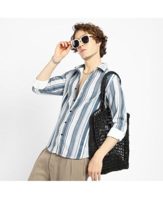 Men's Multitrack-Striped Shirt