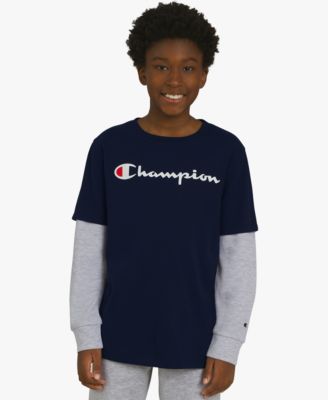 Big Boys Layered-Look Graphic T-Shirt 