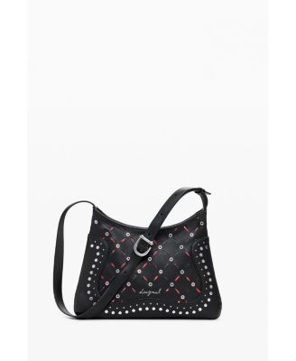 Women's Small perforated faux leather bag