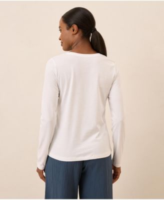 Women's Organic Cotton Softspun Long Sleeve Scoop Neck Tee