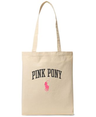 Polo Ralph Lauren - Men's Pink Pony Twill Shopper Tote